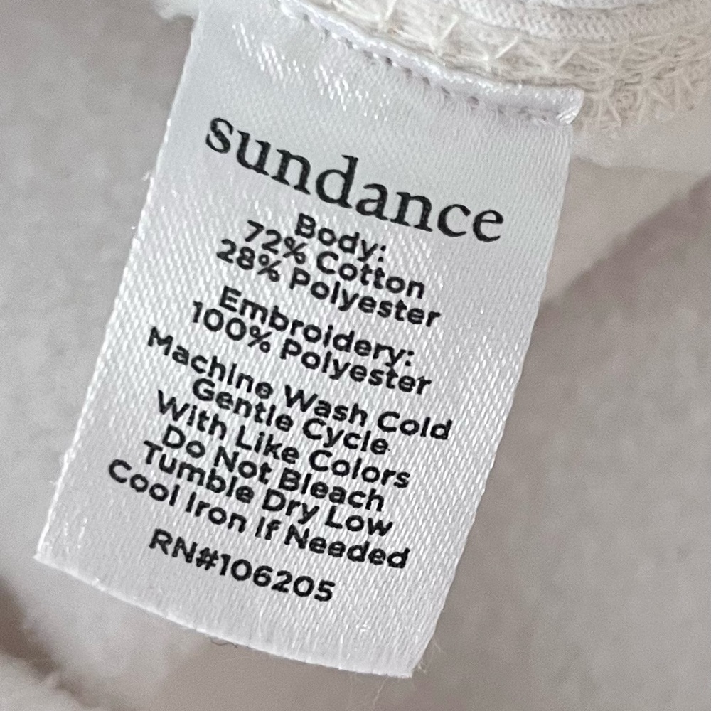 Sundance White Joggers Sweatpants with Geometric Trim - Picture 5 of 9